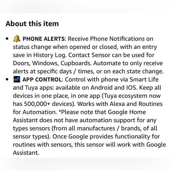 Smart Wifi Door and Window Sensor (2 Pack) - Picture 10 of 12